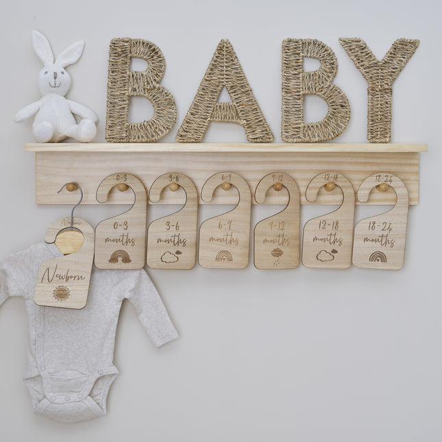 Babyhangers Hout 7st