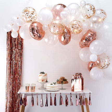 Rose Gouden Ballonnenboog DIY Set