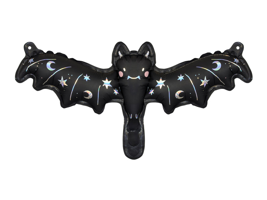 Halloween Helium Ballon Vleermuis Leeg 40cm