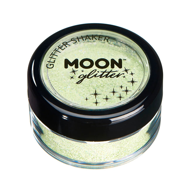 Moon Glitter Pastel Glitter Shakers Mint 5g