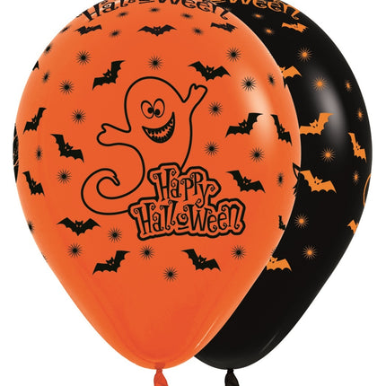 Ballonnen Happy Halloween Mix 30cm 25st