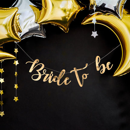 Bruiloft Slinger Bride To Be Goud 80cm