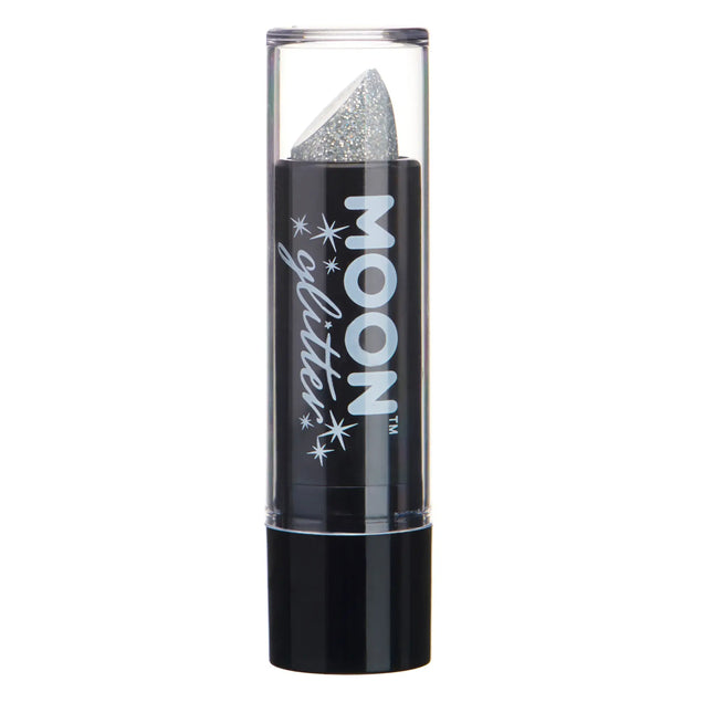 Moon Glitter Holographic Glitter Lipstick Silver 4.2g