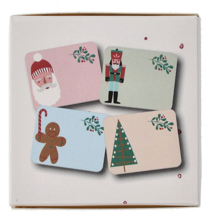 Kerst Naam Stickers 50st