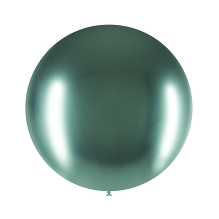 Groene Reuze Ballon Chroom 60cm