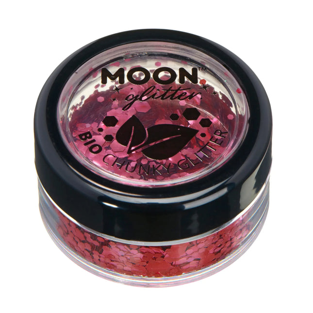 Moon Glitter Bio Chunky Glitter Pink 3g