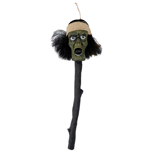 Halloween Scepter Voodoohoofd 52cm