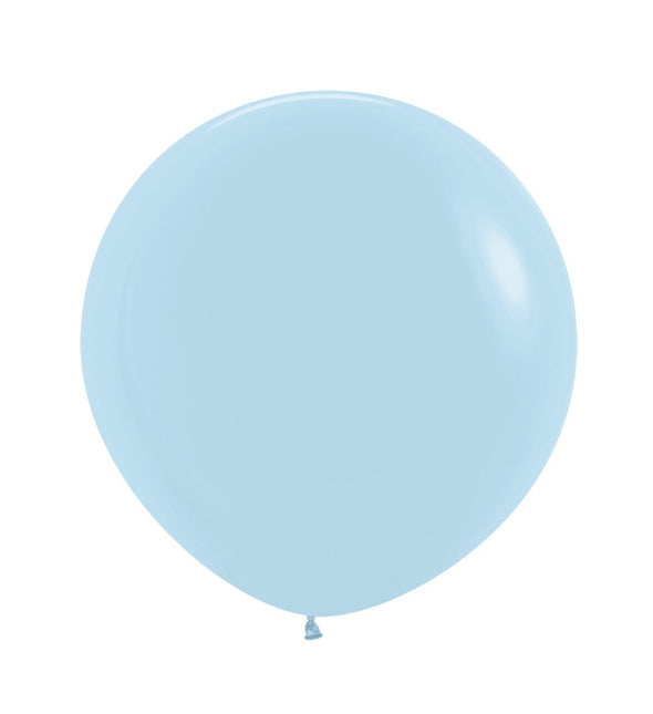 Ballonnen Pastel Matte Blue 61cm 10st