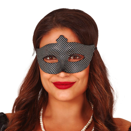 Masker Zwart Zilver