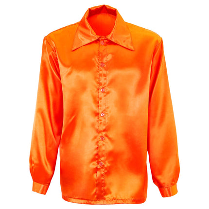 Disco Blouse Oranje Heren