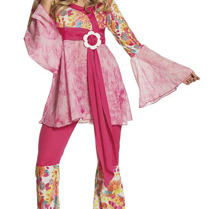 Hippie Kostuum Dames Roze