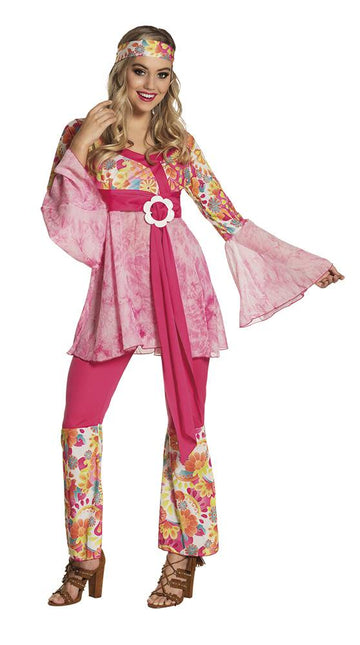 Hippie Kostuum Dames Roze