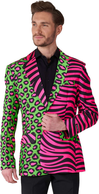 Panter Tijger Neon Blazer Heren Suitmeister