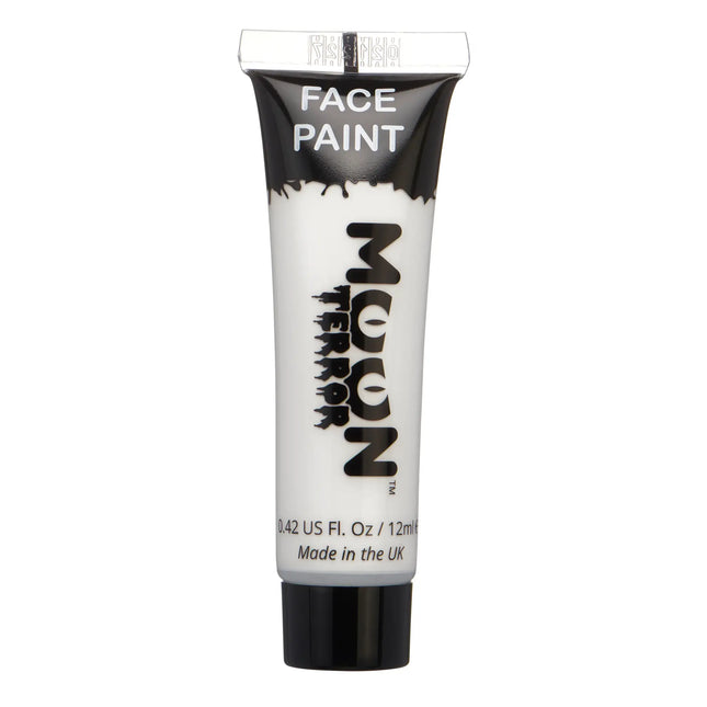 Moon Terror Halloween Face Paint Wicked White 12ml