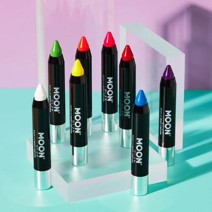 Moon Glow Pastel Neon UV Body Crayons Pastel Green 3.2g