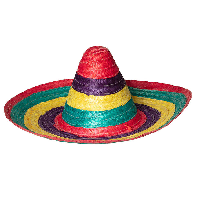 Gekleurde Sombrero 49cm