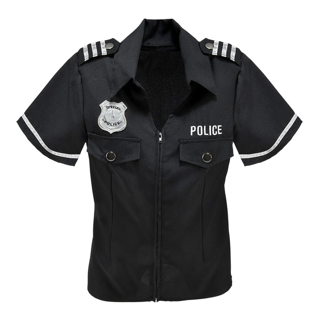 Politie Blouse Zwart Dames