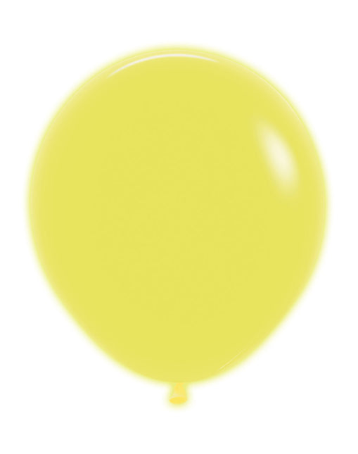 Ballonnen Neon Yellow 45cm 25st