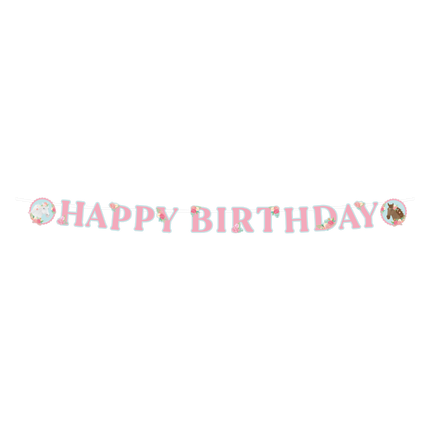 Happy Birthday Letterslinger Paarden 2,5m