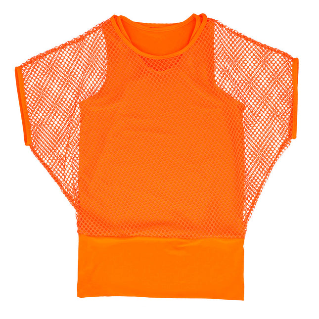 Visnet Top Dames Oranje M/L