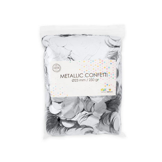 Zilveren Confetti Metallic 250gr