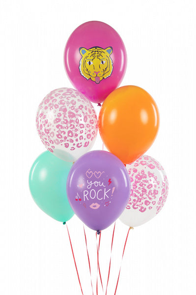 Ballonnen You Rock Mix 30cm 6st