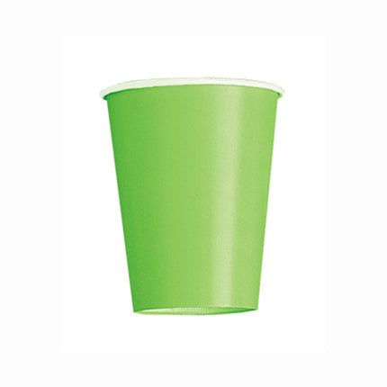 Lime Groene Bekers 266ml 14st