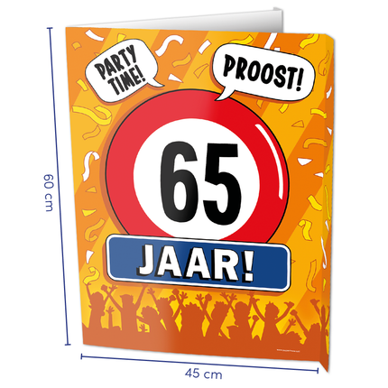 Raambord 65 jaar 60cm