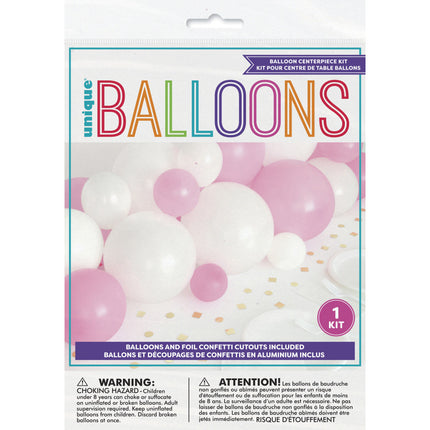 Ballonnenslinger Decoratieset Roze