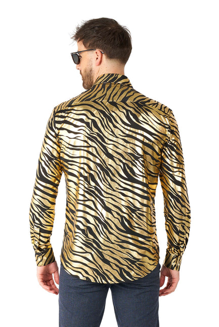 Tijger Goud Overhemd Heren OppoSuits