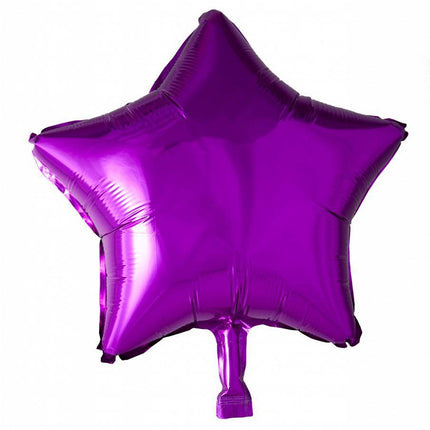 Helium Ballon Ster Fuchsia 46cm leeg