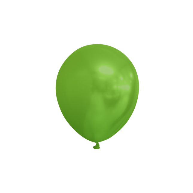 Lime Groene Ballonnen Metallic 13cm 100st