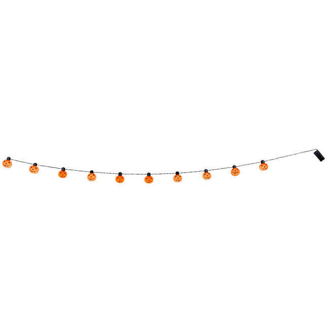 Halloween Lichtslinger LED Pompoen 1,75m