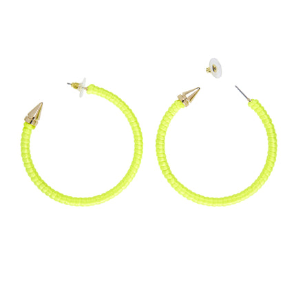 Neon Gele Oorbellen Ringen