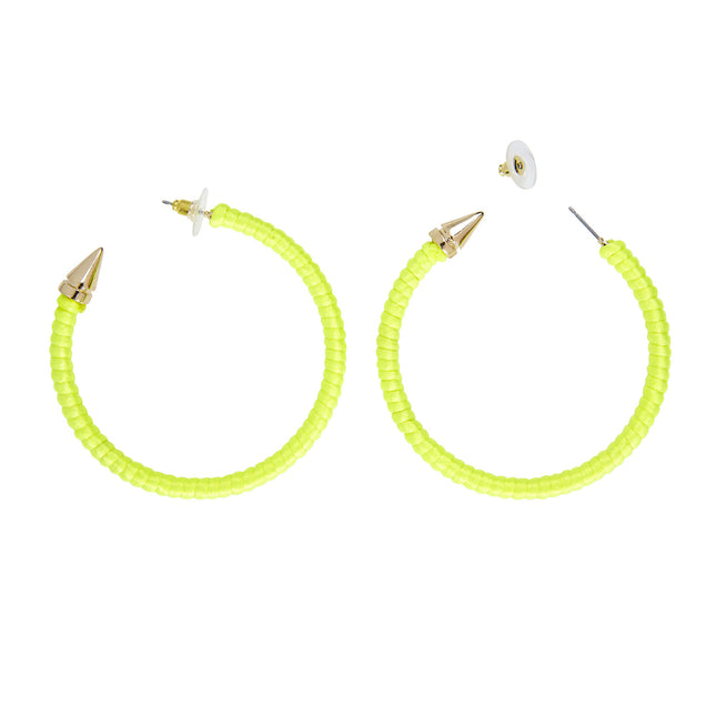 Neon Gele Oorbellen Ringen