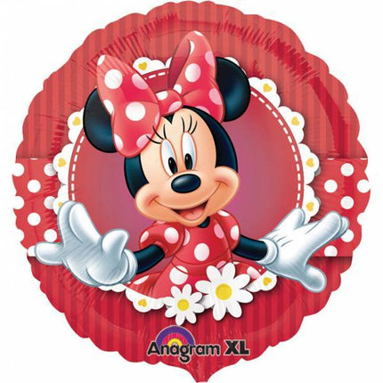 Minnie Mouse Helium Ballon Stippen 45cm leeg