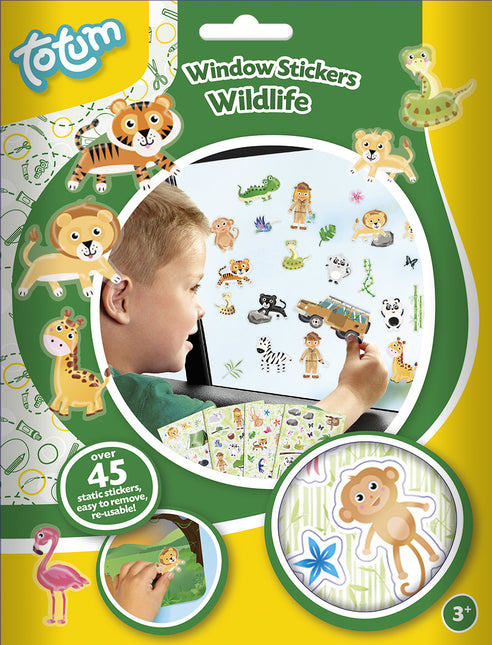 Raamstickers Jungle Dieren