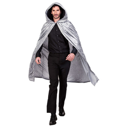 Halloween Cape Grijs 1,7m