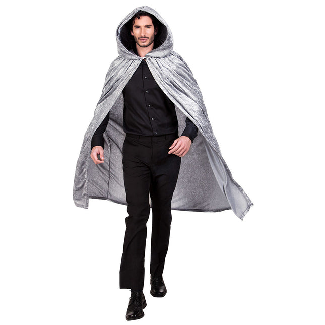 Halloween Cape Grijs 1,7m