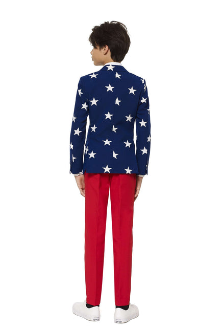 USA Stars Stripes Pak Jongen Tiener OppoSuits