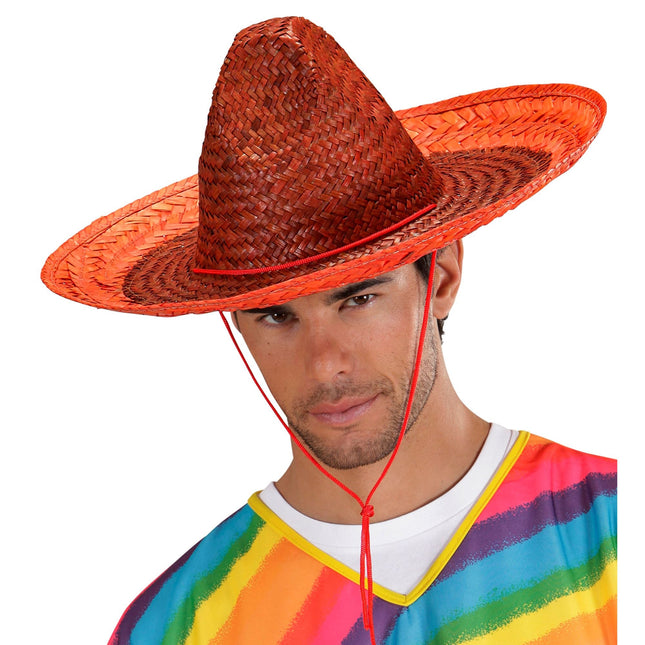 Oranje Sombrero 48cm