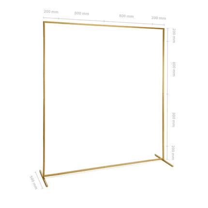 Gouden Backdrop Frame Vierkant 2m