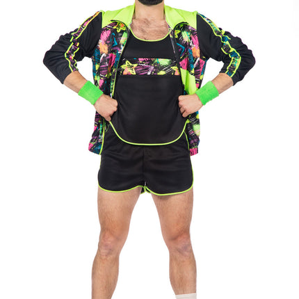 Aerobics Outfit 80S Heren