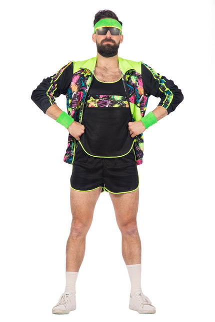 Aerobics Outfit 80S Heren