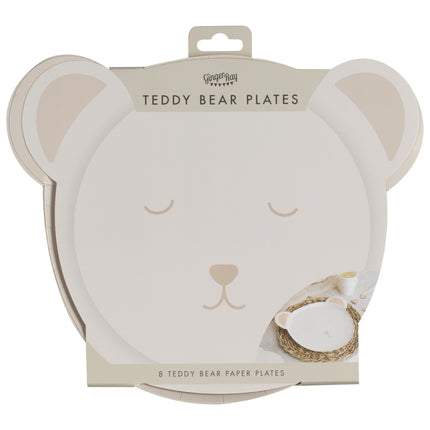 Babyshower Borden Papier Teddy 8st