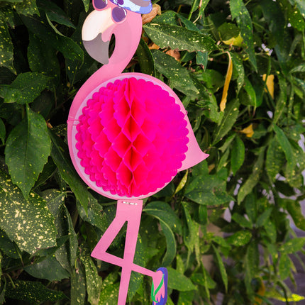 Hawaii Honeycomb Flamingo 58cm