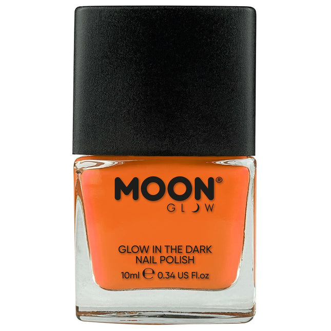 Moon Glow Glow in the Dark Nail Polish Orange 14ml