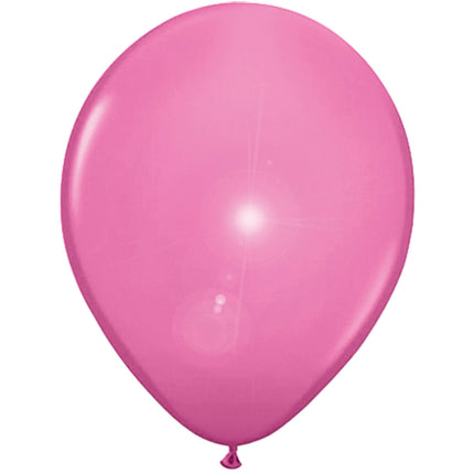 Roze Led Ballonnen 30cm 5st