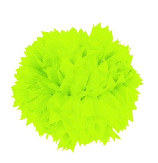 Pompon Neon Groen 30cm