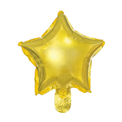 Helium Ballon Ster Goud Leeg 25cm 25st